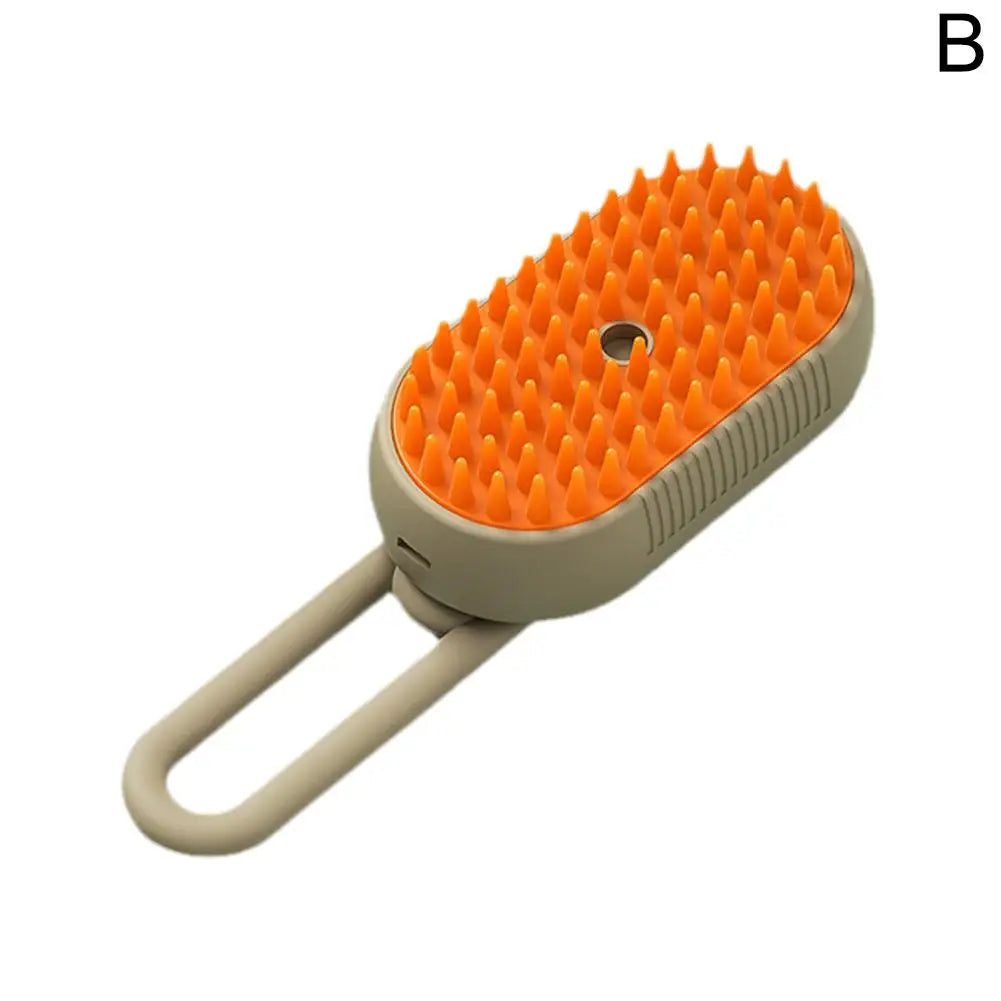 Rechargeable Steam Cat Grooming Brush 3 in 1 Electric Spray Cat Hair Brushes for Massage Pet Grooming Comb Hair Removal Combs