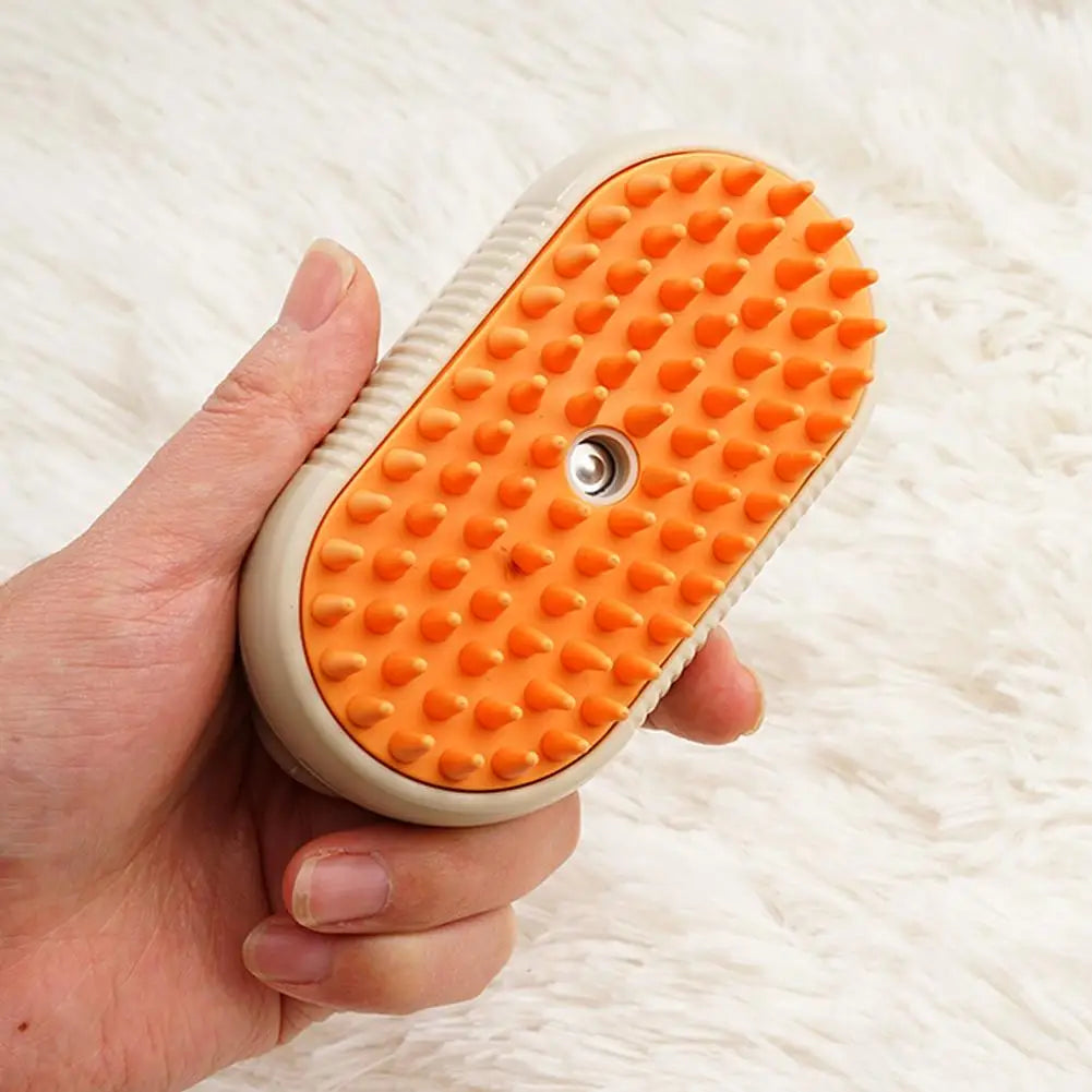 Rechargeable Steam Cat Grooming Brush 3 in 1 Electric Spray Cat Hair Brushes for Massage Pet Grooming Comb Hair Removal Combs