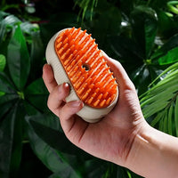 Rechargeable Steam Cat Grooming Brush 3 in 1 Electric Spray Cat Hair Brushes for Massage Pet Grooming Comb Hair Removal Combs