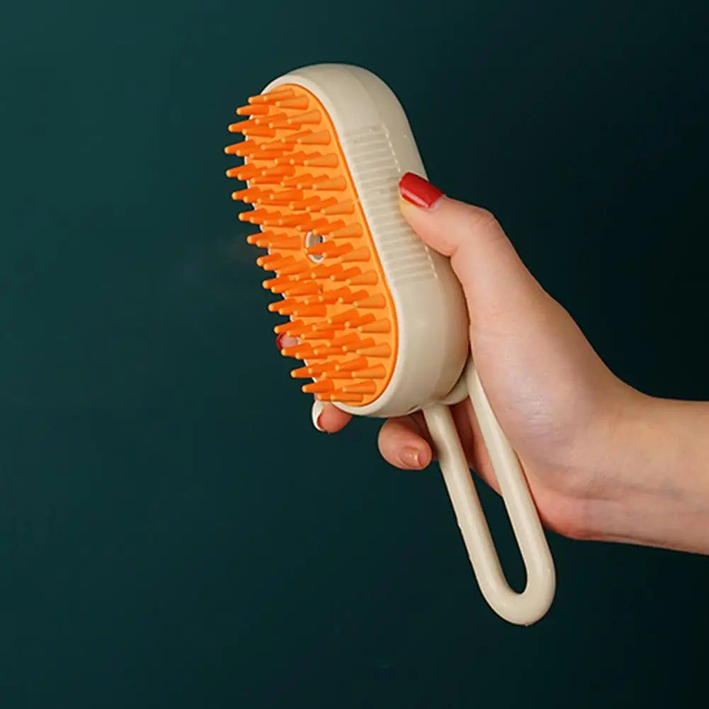 Rechargeable Steam Cat Grooming Brush 3 in 1 Electric Spray Cat Hair Brushes for Massage Pet Grooming Comb Hair Removal Combs