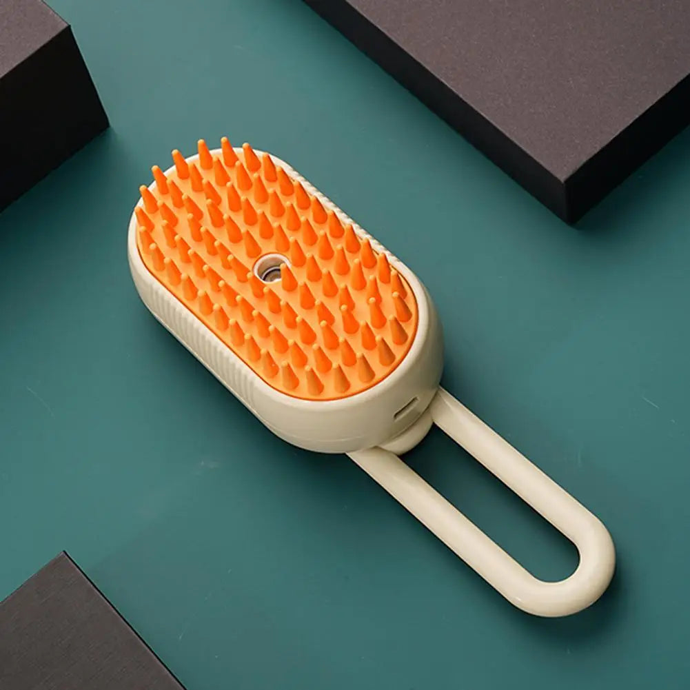 Rechargeable Steam Cat Grooming Brush 3 in 1 Electric Spray Cat Hair Brushes for Massage Pet Grooming Comb Hair Removal Combs