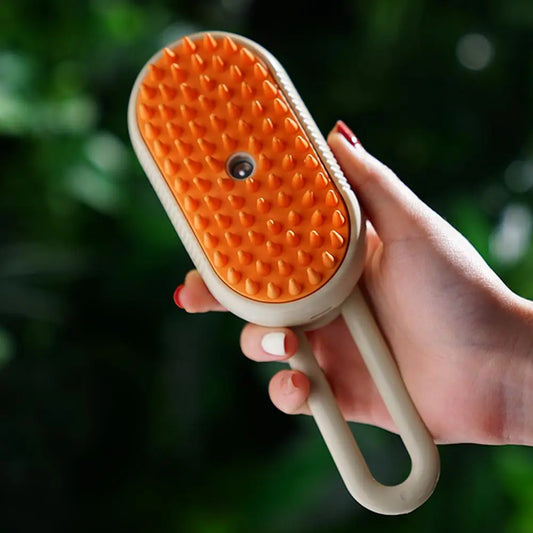 Rechargeable Steam Cat Grooming Brush 3 in 1 Electric Spray Cat Hair Brushes for Massage Pet Grooming Comb Hair Removal Combs
