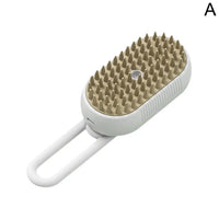 Rechargeable Steam Cat Grooming Brush 3 in 1 Electric Spray Cat Hair Brushes for Massage Pet Grooming Comb Hair Removal Combs